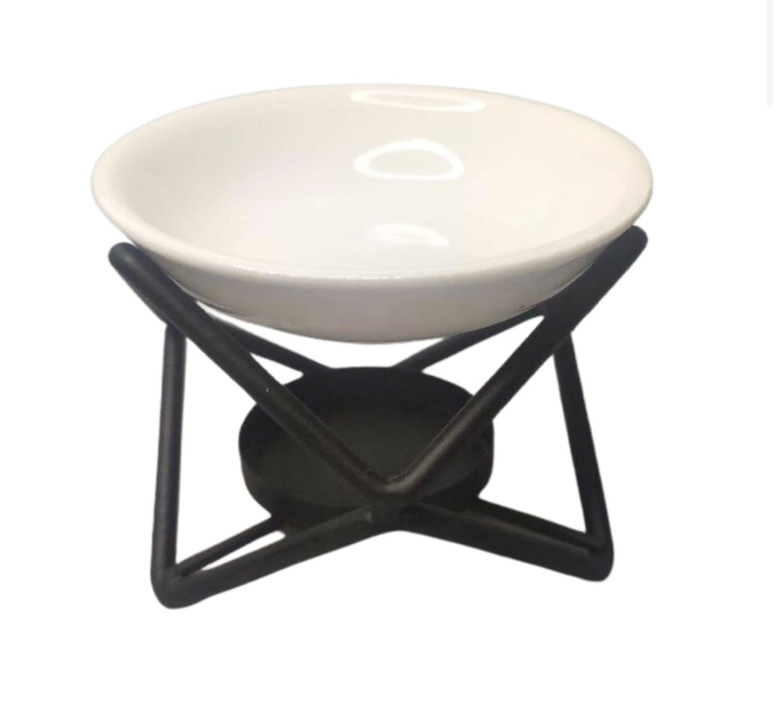 Soporte de cerámica y metal