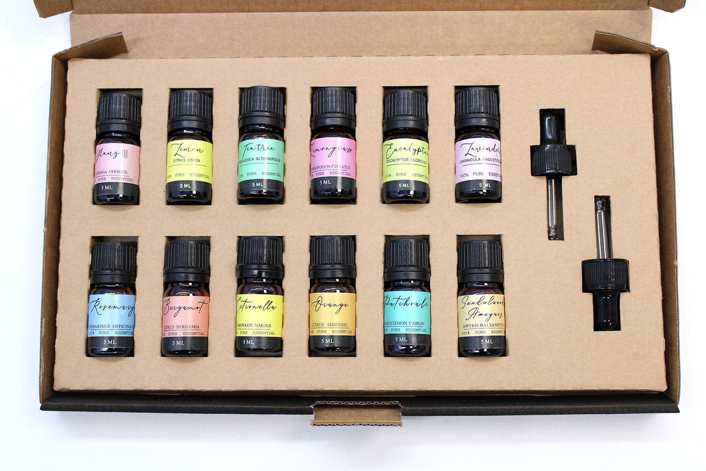 kit de 12 Aceites esenciales puros 5ml. (Set Verano)