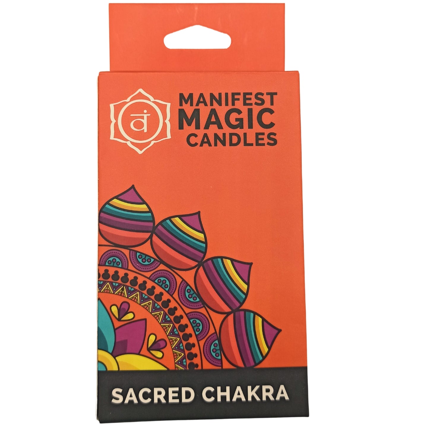 Velas Chakra Sacro (pack de 12) -Naranja-