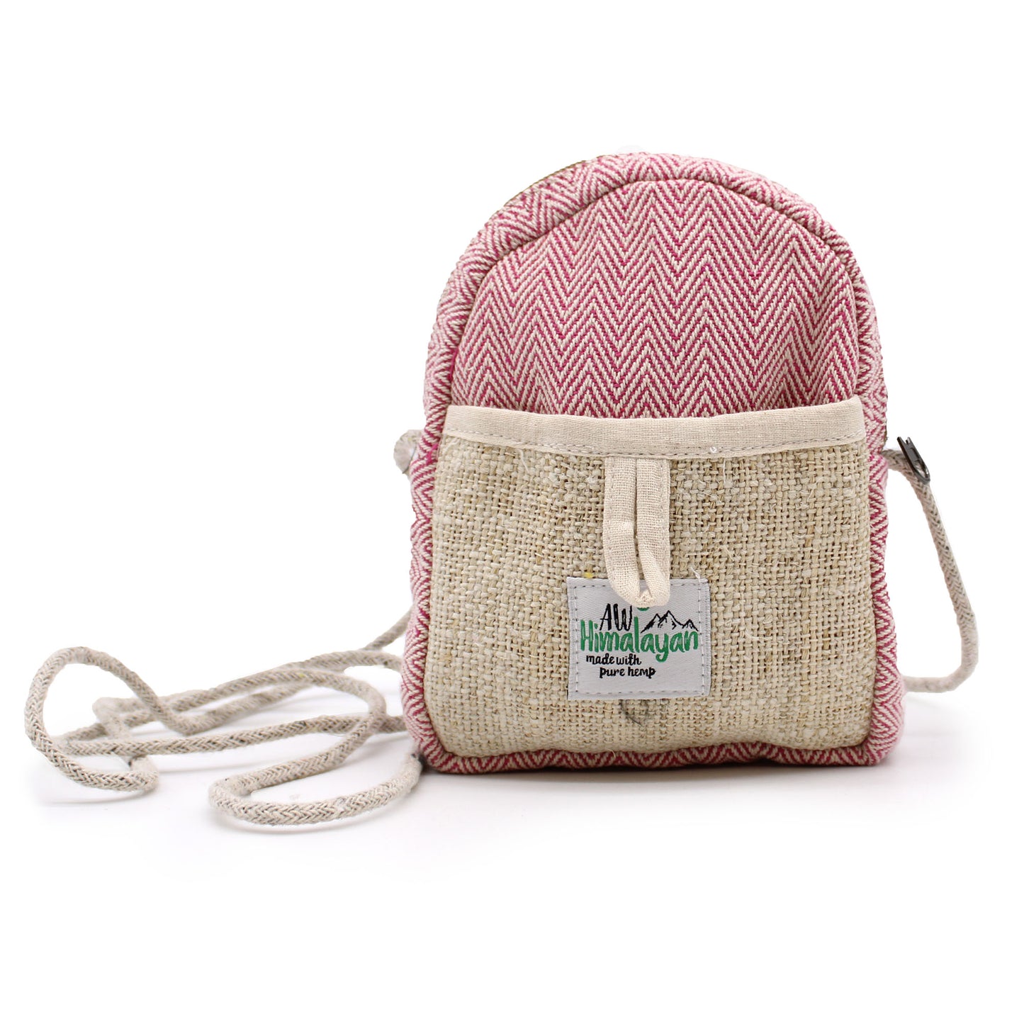 Bolsa para el Móvil de Cáñamo con Cuerda - Color Aleatorio