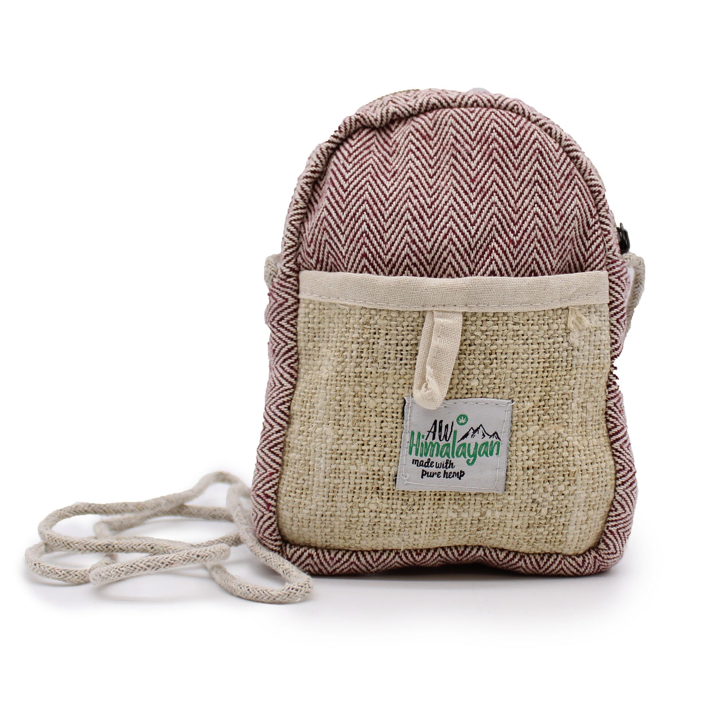 Bolsa para el Móvil de Cáñamo con Cuerda - Color Aleatorio