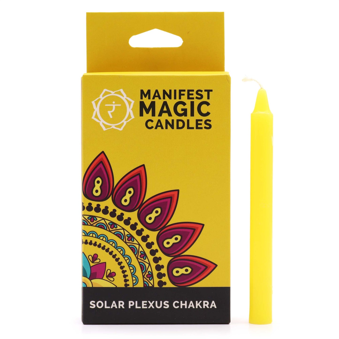 Velas amarillas (paquete de 12) Chakra del Plexo Solar