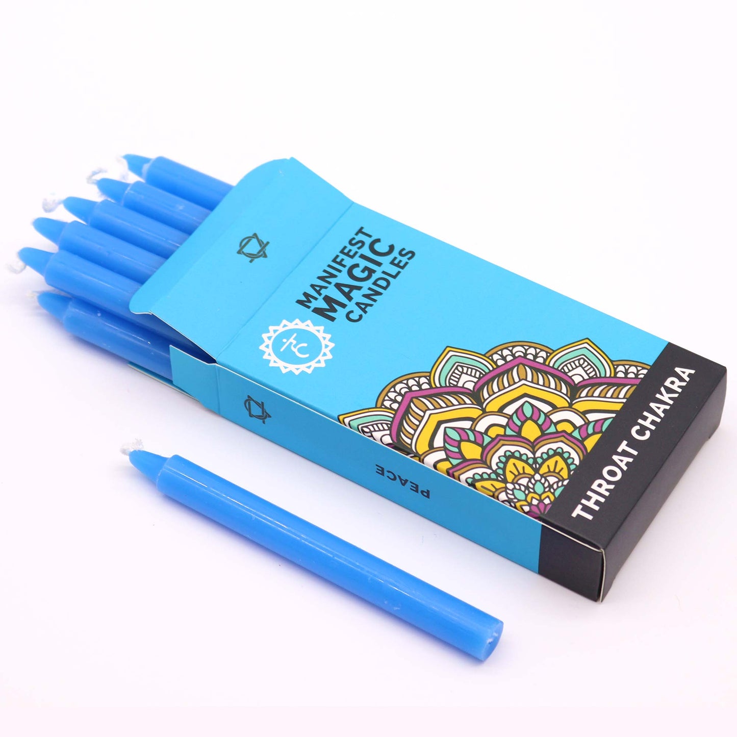 Velas azules (paquete de 12) - Chakra Garganta