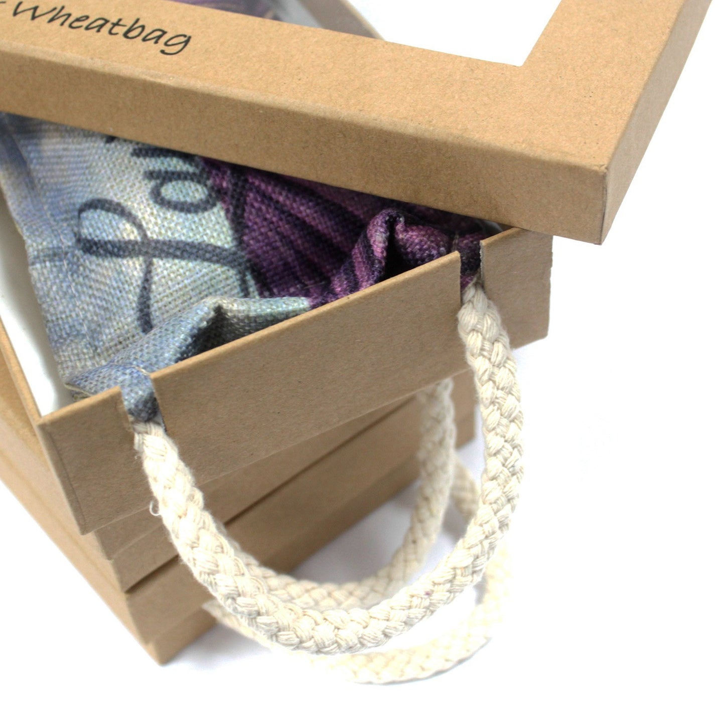 Bolsa de trigo en caja de regalo - Lavanda confort