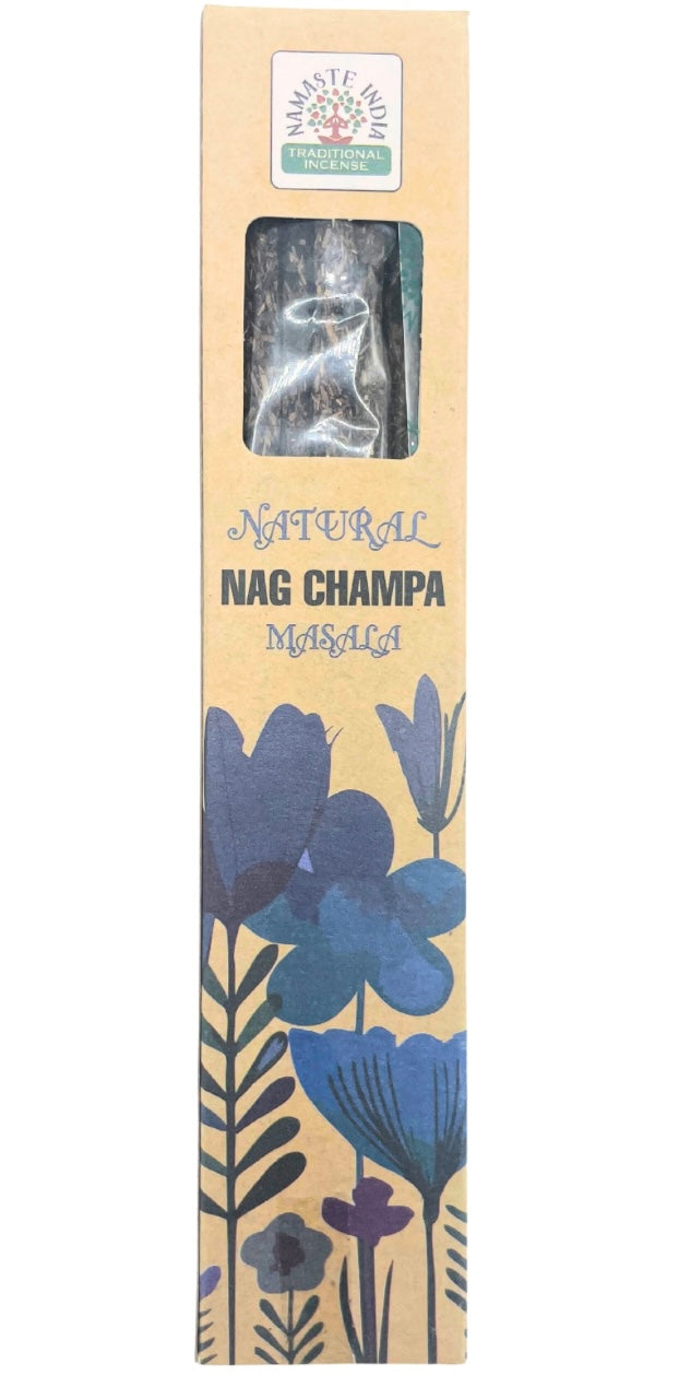 Incienso botánico natural. Nag Champa