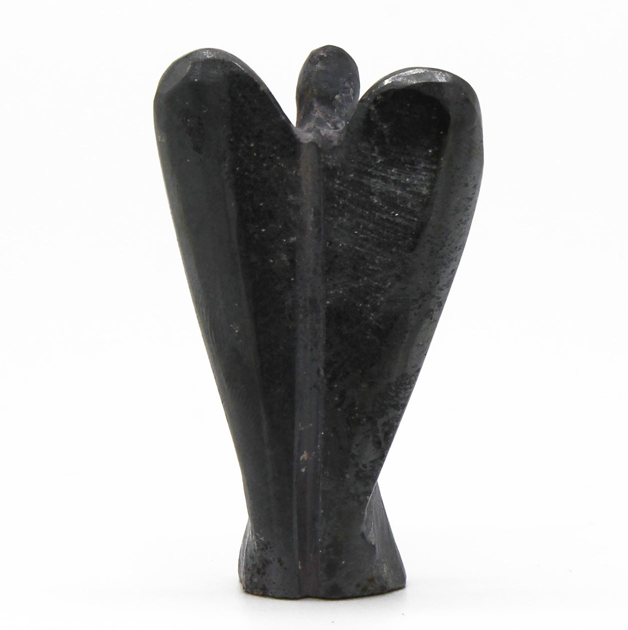 Ángel de ágata negra tallado a mano (5cm)