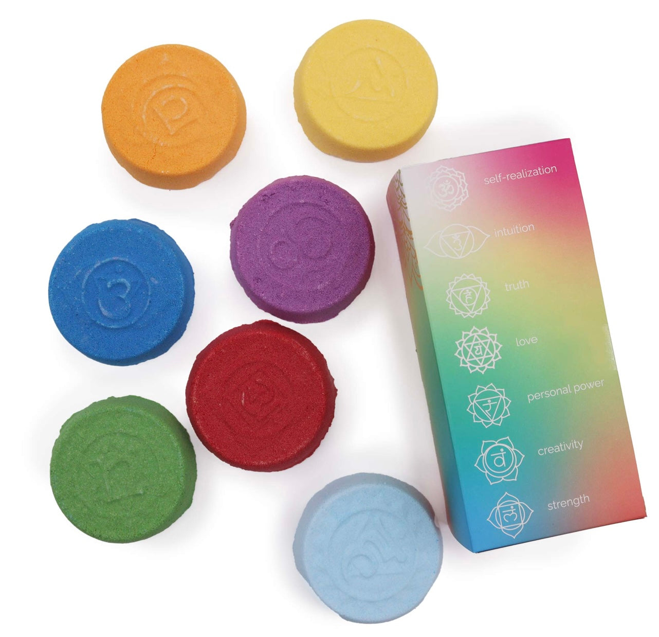 Bombas de baño Armonía de los 7 chakras. Resplandor Interior.