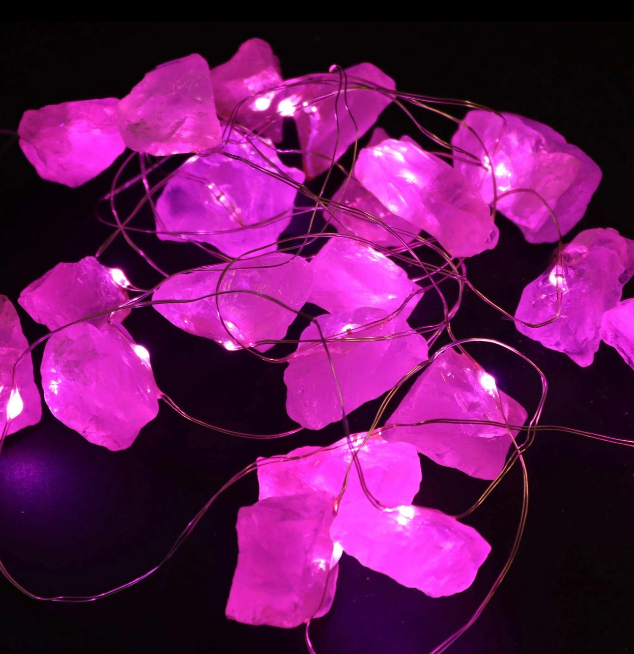 Luces encantadas -Cuarzo Rosa-