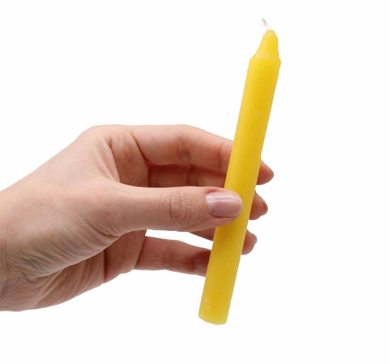 Velas amarillas para ritual (paquete de 10)