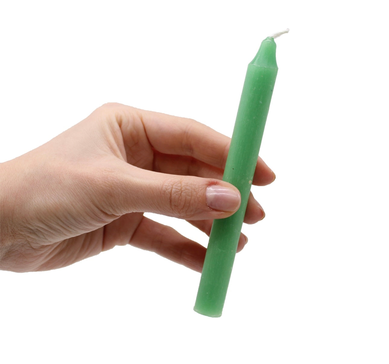 Velas verdes para ritual. Sanación (paquete de 10)