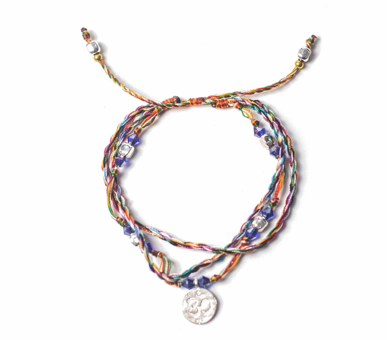 Pulsera de cuerda del templo - Om en la serenidad