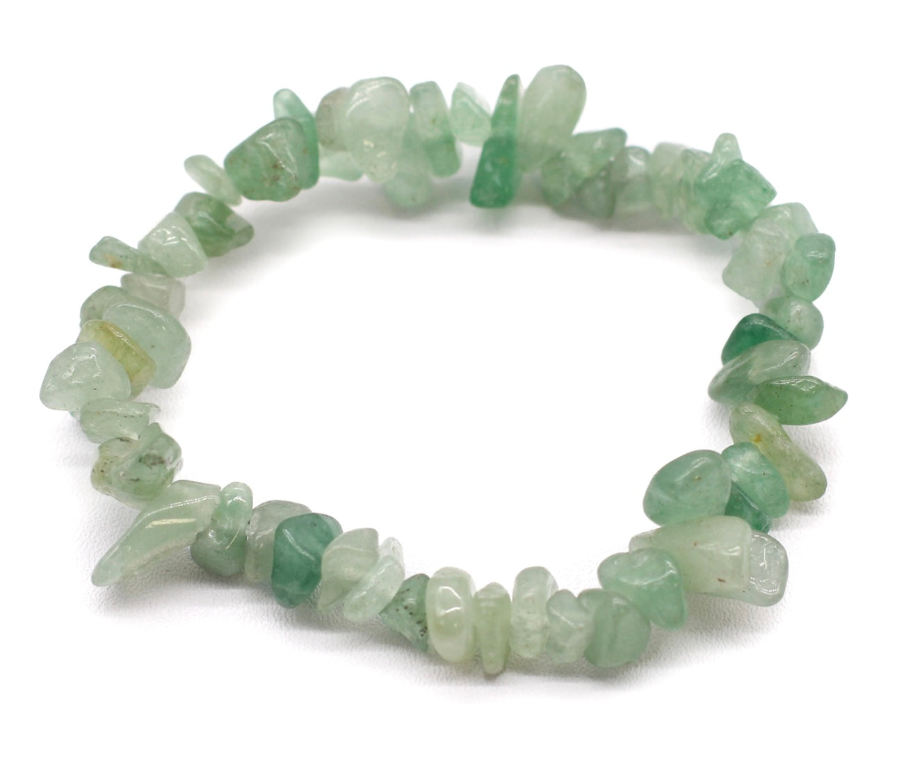 Pulsera Fragmentos de Piedras Preciosas - Aventurina verde