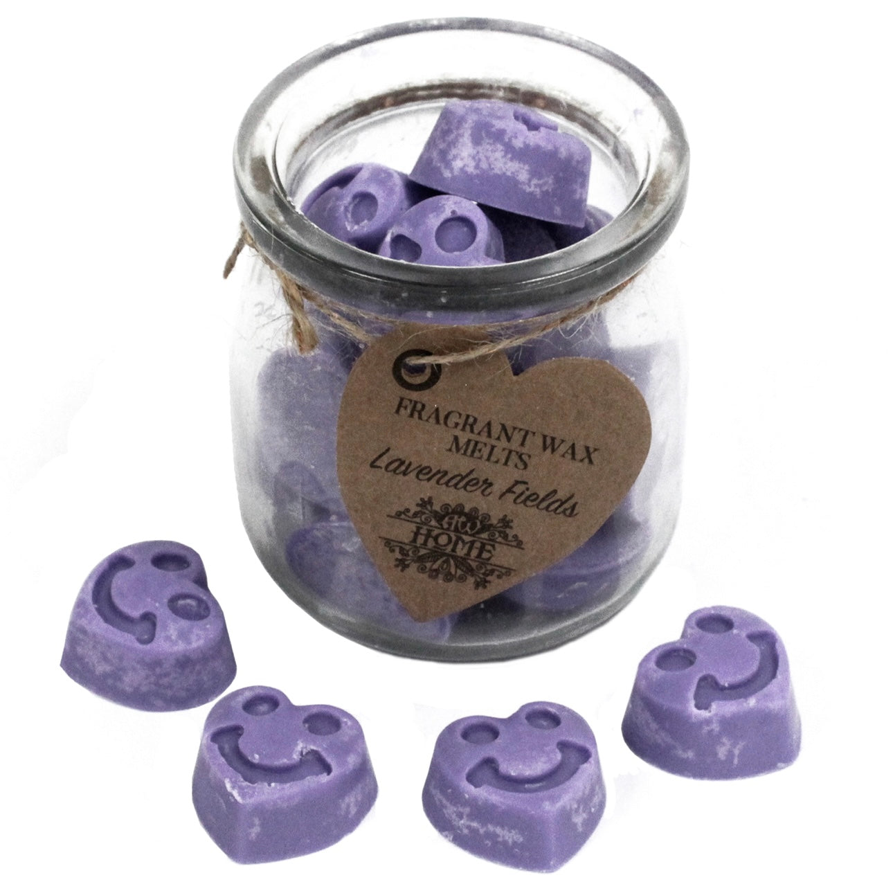 Frasco con ceras de soja-Lavanda