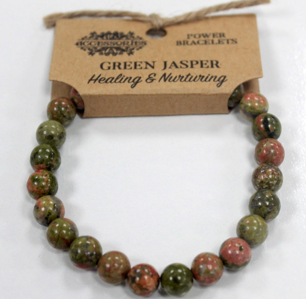 Brazalete de energía-Jaspe verde