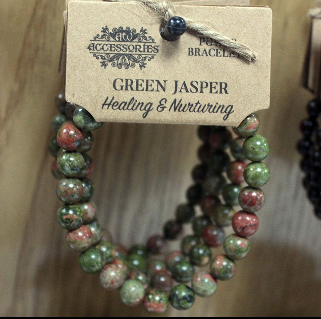 Brazalete de energía-Jaspe verde