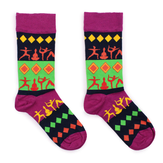 Calcetines de bambú - Posturas de yoga