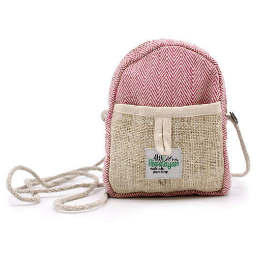 Bolsa para el Móvil de Cáñamo con Cuerda - Color Aleatorio