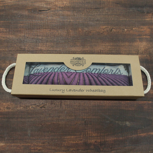 Bolsa de trigo en caja de regalo - Lavanda confort