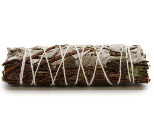 Atado de salvia blanca y menta (10cm)