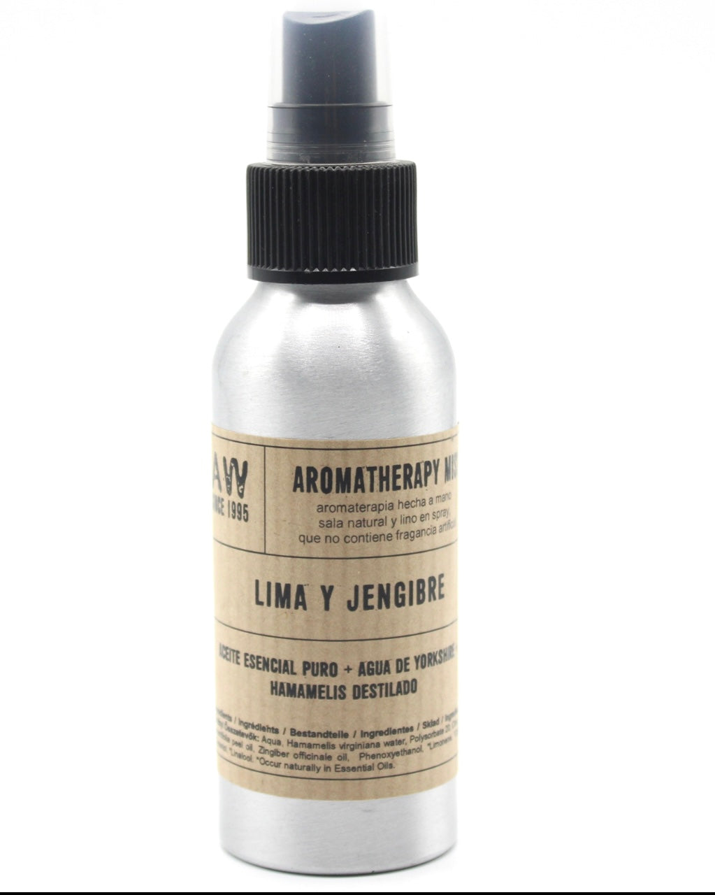 Aceite esencial de niebla. Lima y Jengibre.