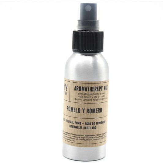 Aceite esencial de niebla. Pomelo y Romero