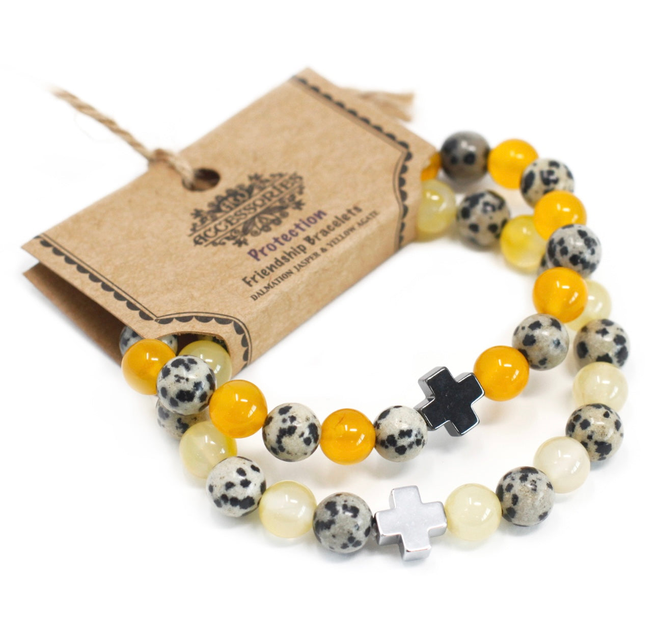 Conjunto de dos pulseras. Protección