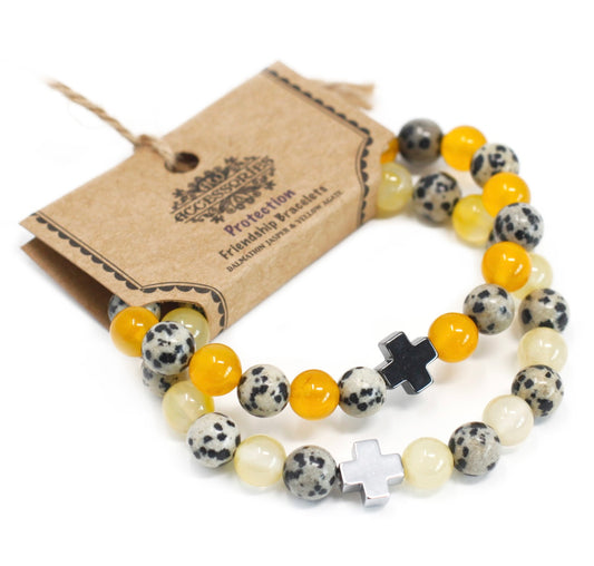 Conjunto de dos pulseras. Protección
