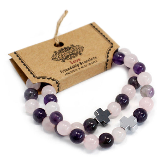 Conjunto de dos pulseras -Amor