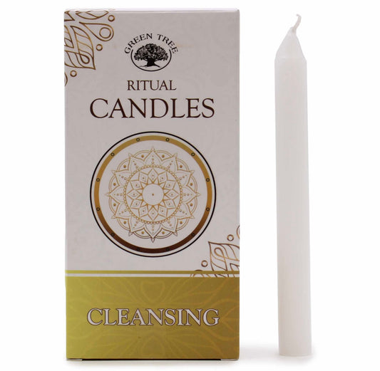 Velas blancas para ritual. Limpieza