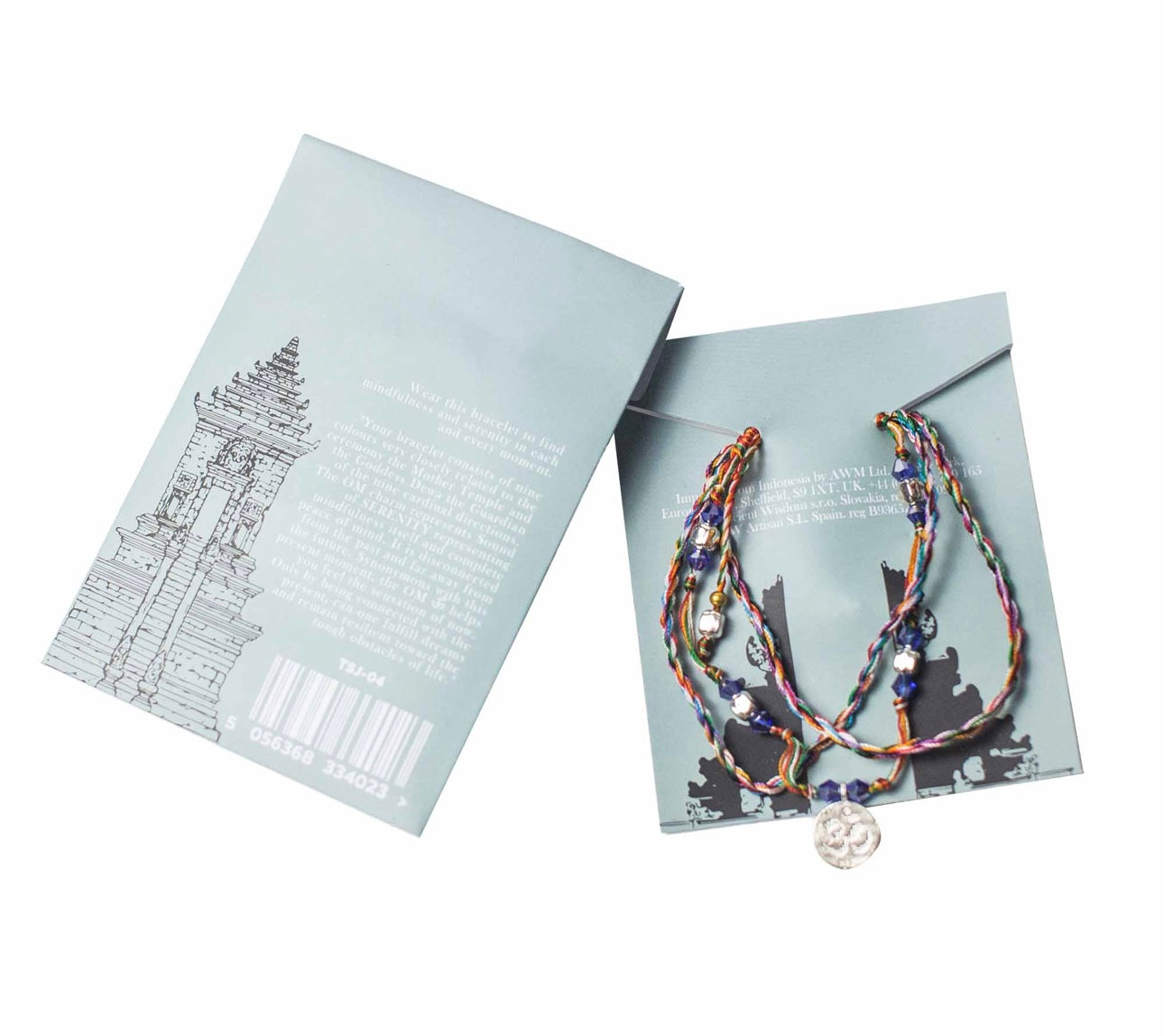 Pulsera de cuerda del templo - Om en la serenidad