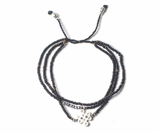 Pulsera del hilo del templo-conexión con la tierra