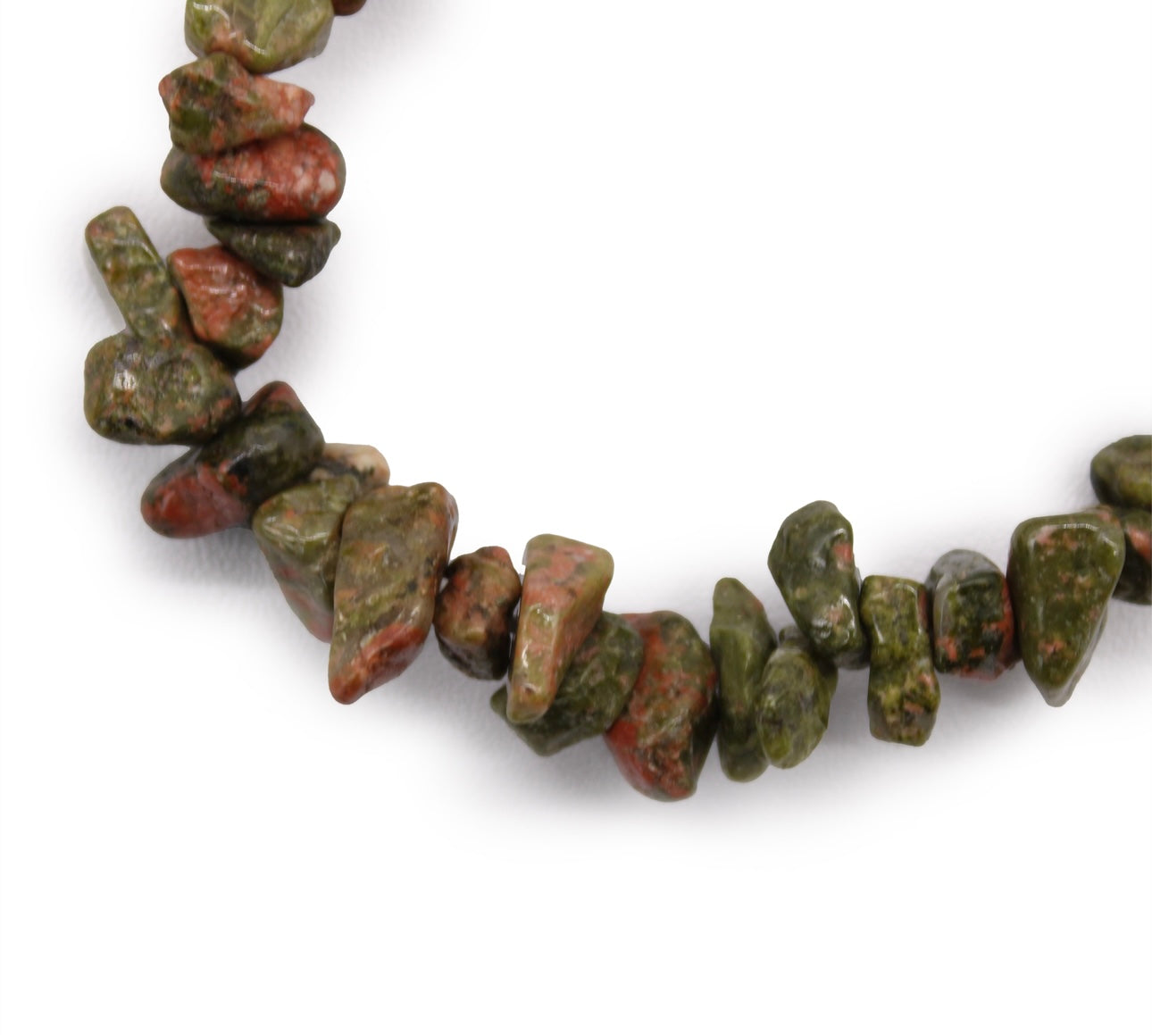 Pulsera Fragmentos de Piedras Preciosas - Jaspe verde