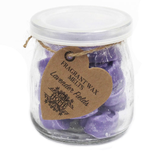 Frasco con ceras de soja-Lavanda