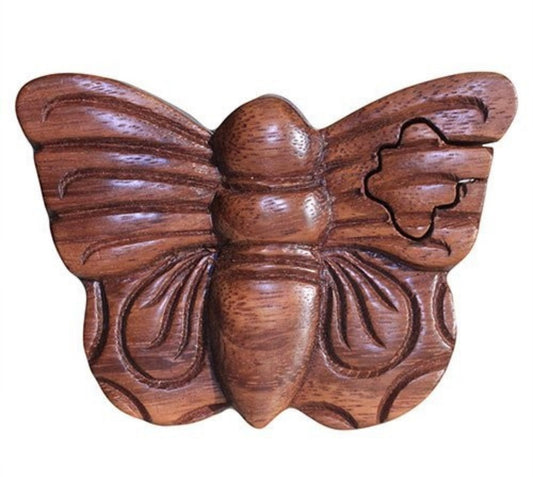 Caja mágica de Bali-Mariposa