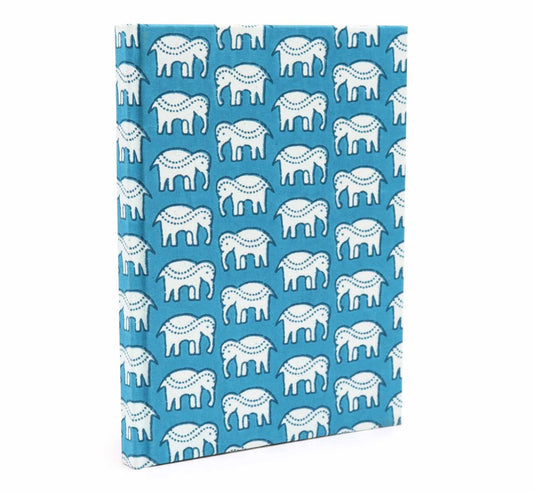 Cuadernos encuadernados en algodón 20x15cm - 96 páginas - Elefantes