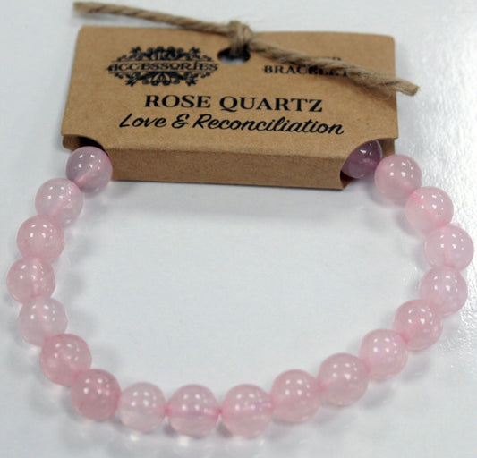 Brazalete de energía-Cuarzo rosa