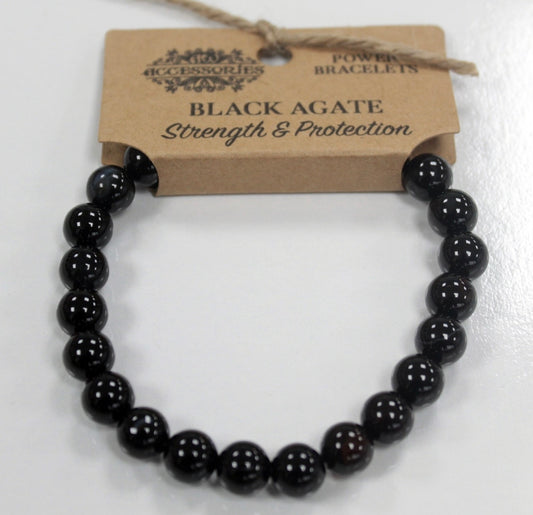 Brazalete de energía-Ágata negra