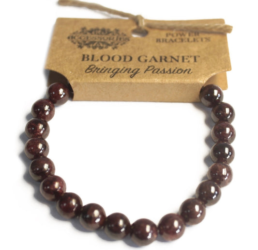 Brazalete de energía-Granate de Sangre