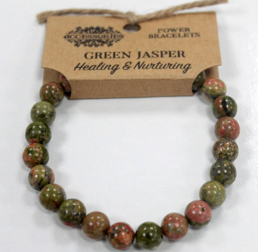 Brazalete de energía-Jaspe verde